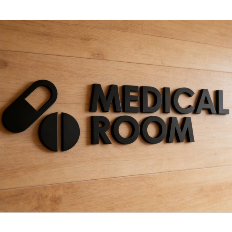 Табличка для медицинского каби – обзор и цена Health Wellness Office