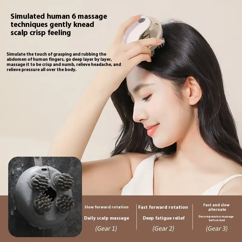 Мини-массажер для головы, пере – обзор и цена Scalp Massager Electric