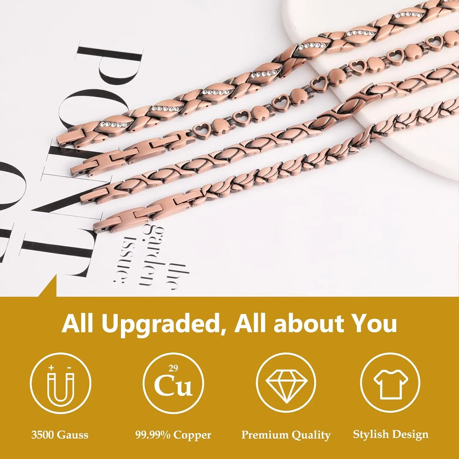 Магнитный браслет ARADOO из чи – обзор и цена Health Wellness Bracelet