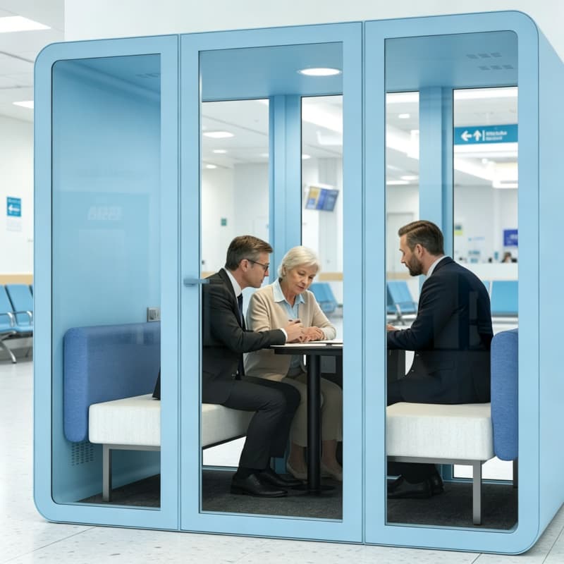 Акустическая звукоизолирующая  – обзор и цена Health Wellness Office