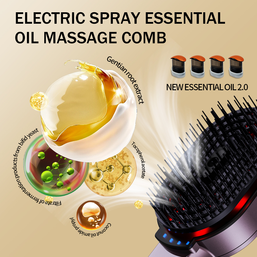 Массажная расческа 4-в-1, эфир – обзор и цена Scalp Massager Electric